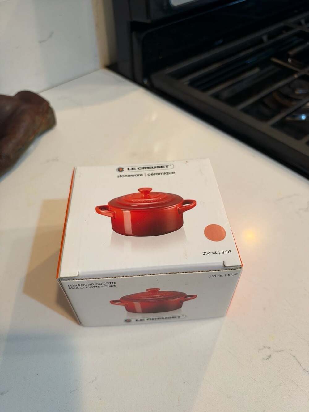 Le Creuset Stoneware 8 oz. Mini Round Cocotte with Lid - ,